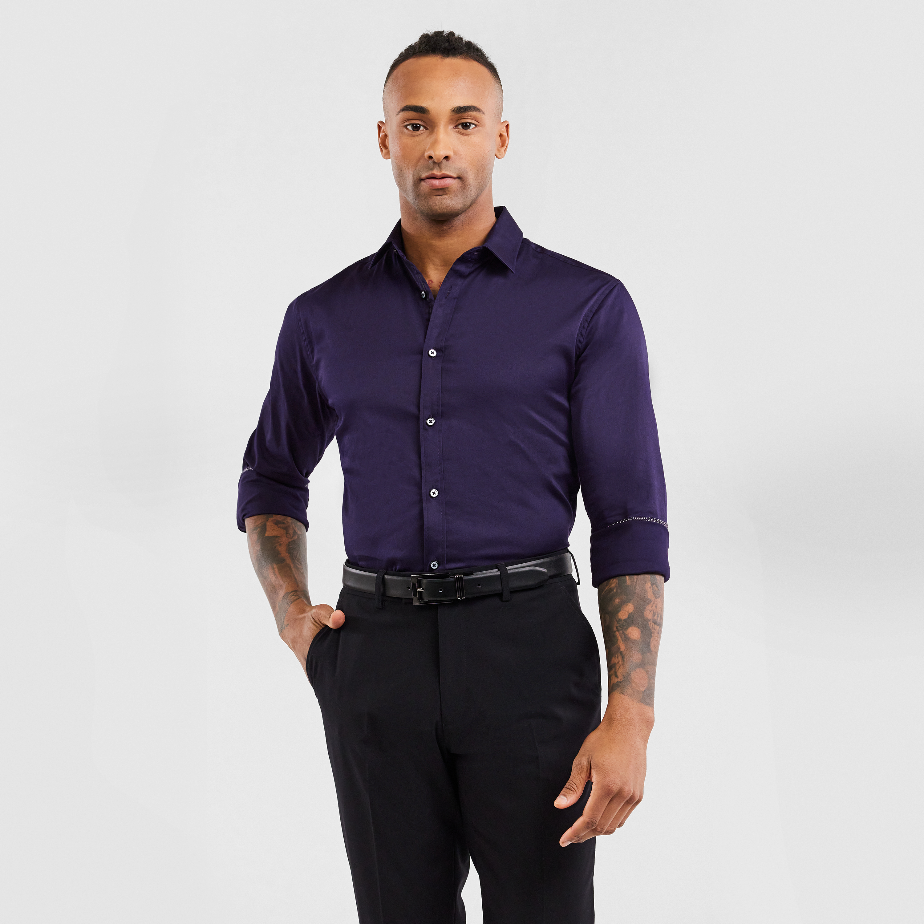 Buy Purple Shirts for Men by LOUIS PHILIPPE Online | Ajio.com